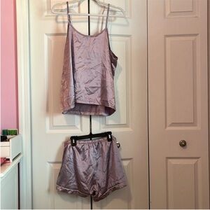 Silky Lavender Sleepwear Set